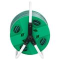 vidaXL Voľne stojaci zelený hadicový bubon sada koncoviek 0,5" 50m PVC