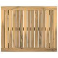vidaXL Konferenčný stolík Biela 50 x 60,5 x 36 cm Pevné akáciové drevo