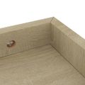 vidaXL Terasové nástenné police 2 ks dub 40x15x4 cm MDF
