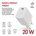 Nabíjačka USB EMOS V01G20 GaN PD univerzálna 3A (20W) max.