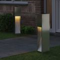 vidaXL Solárna LED chodníková lampa 2 ks Teplá biela 18 x 18 x 80 cm