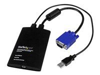 File Transfer & Video - Portable Server Room Laptop to KVM Console Crash Cart (NOTECONS02) - Prepínač KVM - 1 x KVM port(y) - 1 miestny používateľ - desktop