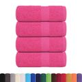 vidaXL Utierky na umývanie FROGN 4 ks ružové 30x30 cm 360 g/m²