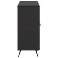 vidaXL Servírovacia skriňa Čierna 89 x 34,5 x 80 cm Kompozitné drevo