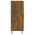 vidaXL Komoda dymový dub 34,5x34x90 cm spracované drevo