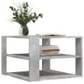 vidaXL Konferenčný stolík betónovo sivý 58x58x40cm kompozit. drevo