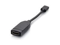 HDMI kábel – 19-pinový mini HDMI typ C samec na HDMI samica – čierna – podporuje 4K, 4K30Hz, 1080p