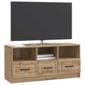 vidaXL TV skrinka 102 x 34,5 x 47 cm Dub artisan Kompozitné drevo