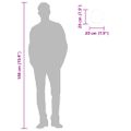 vidaXL Nástenné zrkadlo čierne Ø 20 cm okrúhle