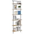 vidaXL Regál na knihy 6 úrovní 60 x 24 x 203 cm Kompozitné drevo