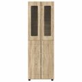vidaXL Highboard FLORIN 60 x 35 x 182 cm Sonoma dub Kompozitné drevo