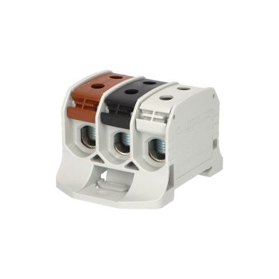 Svorka univerzálna RKA 50 3P 3L BSG, 150A, 3pól. (6x vstup), AL/CU, na DIN/na panel