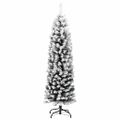 vidaXL Umelý vianočný stromček Zelená 150 cm PVC, oceľ a plast