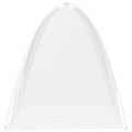 vidaXL Moskytiéra jurta s dverami 220 sieťka biela 200x120x130 cm