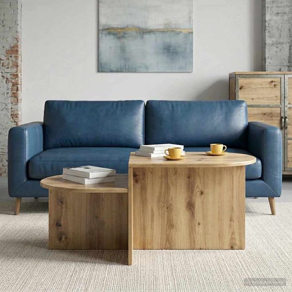 vidaXL Konferenčný stolík Dub artisan 100 x 50 x 40 cm