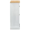 vidaXL Skriňa na topánky s poličkou s dverami Biela 86 x 38,5 x 108 cm