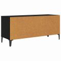 vidaXL TV skrinka so zásuvkou Čierny dub 100 x 34,5 x 44,5 cm