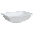 vidaXL Kúpeľňové umývadlo biele 55,5x37,5x19 cm obdĺžnikové keramické