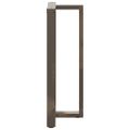vidaXL Nohy barového stola v tvare T, 2 ks, čierne, 60x35x(110-111) cm, oceľové