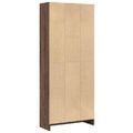 vidaXL Knižnica hnedý dub 60x24x143 cm kompozitné drevo