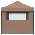 vidaXL Párty stan 279 x 410 x 315 cm Hnedá Oxfordská látka