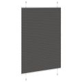 vidaXL plisovaná roleta čierna 100x100 cm Šírka látky 99,4 cm