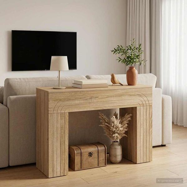 vidaXL Konferenčný stolík Dub sonoma 102 x 35 x 75 cm Kompozitné drevo