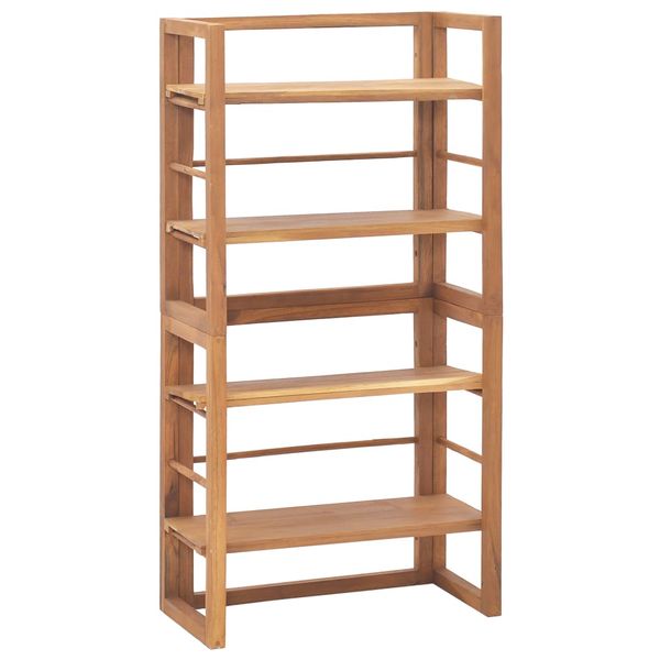 vidaXL Policový regál 60x30x120 cm masívne tíkové drevo
