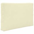 vidaXL Vankúš na vonkajšiu pohovku Polyester Krémová 60 x 60 cm
