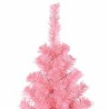 vidaXL Vianočný stromček Ružová 180 cm PVC