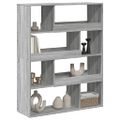 vidaXL Deliaca stena sivá sonoma 100x33x125,5 cm kompozitné drevo