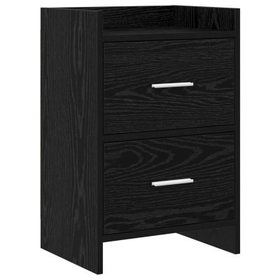 vidaXL Nočné stolíky Čierny dub 40 x 30 x 60 cm Kompozitné drevo