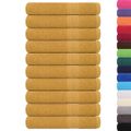 vidaXL Uteráky FROGN 10 ks zlaté 100x200 cm 360 g/m²