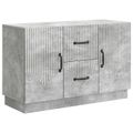 vidaXL Servírovacia skriňa so zásuvkou Betónovo sivá 89 x 34,5 x 57 cm