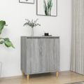 vidaXL Komoda sivý dub sonoma 60x35x70 cm spracované drevo
