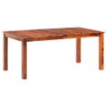 vidaXL Jedálenský stôl 180x90x76 cm, drevený masív