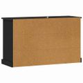 vidaXL Servírovacia skriňa Čierny dub 100 x 35,5 x 60 cm