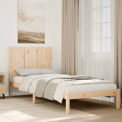 vidaXL Extra dlhá posteľ bez matraca 100x220 cm masívne drevo