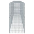 vidaXL Gabiónový kôš s krytom 900x100x200 cm pozinkované železo