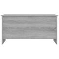 vidaXL Konferenčný stolík sivý sonoma 102x55,5x52,5cm spracované drevo