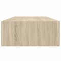 vidaXL Nástenná zásuvková polica dubová 60x23,5x10 cm MDF