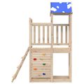 vidaXL Herná veža Hnedá 110,5 x 52,5 x 215 cm Borovicový masív