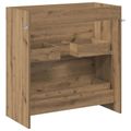 vidaXL Skriňa pod umývadlo do kúpeľne Dub artisan 78,5 x 37,5 x 81 cm