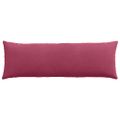 vidaXL Vankúše na pohovku 2 pcs Víno červené 120 x 40 cm