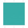 vidaXL Plisovaná roleta petrolejovo zelená 120x100 cm šírka látky 119,4 cm polyester