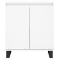 vidaXL Komoda biela 60x35x70 cm spracované drevo