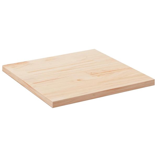 vidaXL Stolová doska 70x70x2,5 cm masívne borovicové drevo, štvorcová