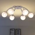 vidaXL Stropná lampa so 6 LED žiarovkami G9 240 W