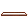 vidaXL Slimákové zábrany 20 ks 100 x 3,5 x 25 cm Hrdzavý