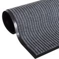vidaXL PVC Rohožky pred dvere 2 ks sivé 90x60 cm